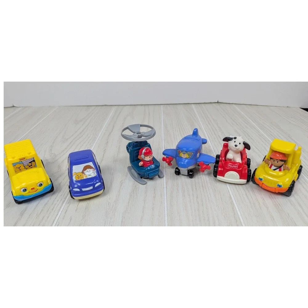 Fisher-Price Little People vintage McDonalds Van Car Plane Bus Wheelies truck